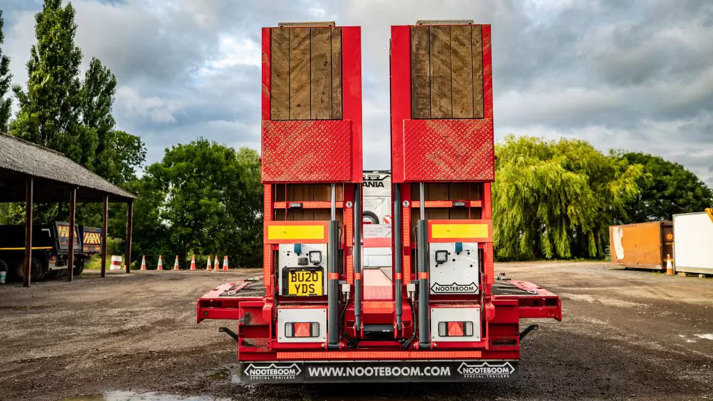 Nooteboom a lansat un trailer compact cu extensie laterală hidraulică 4 Nooteboom a lansat un trailer compact cu extensie laterală hidraulică