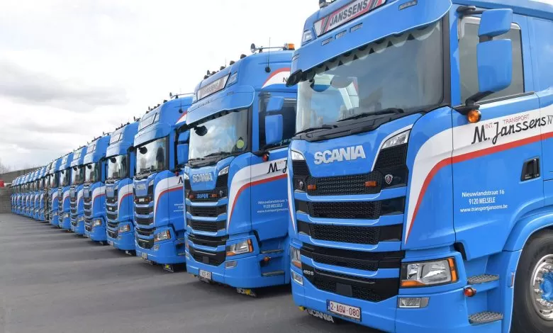 Transport Janssens are comandat 30 de camioane Scania 530 S V8