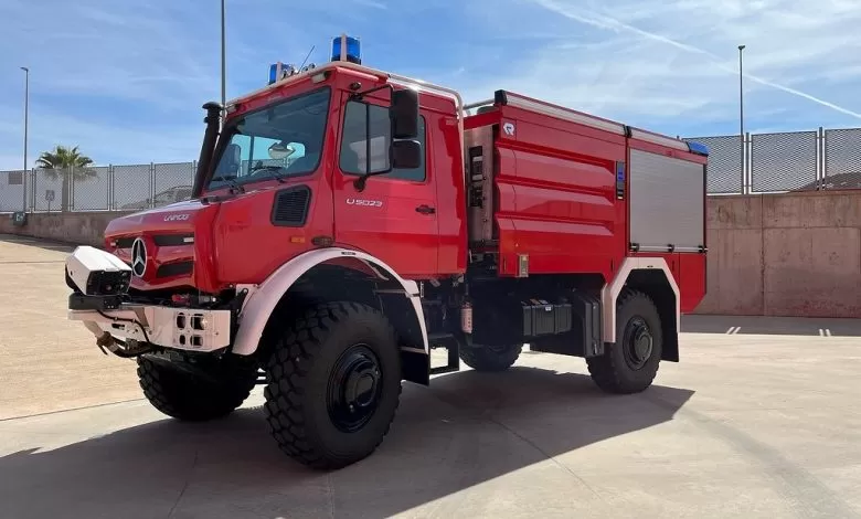 Unimog U 5023 pentru combaterea incendiilor de vegetație