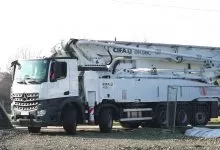 CIFA a lansat noua pompă de beton K56L din gama Steeltech