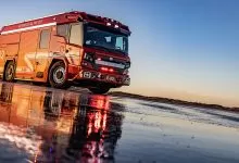 Rosenbauer RTX, primul camion de pompieri complet electric din Statele Unite