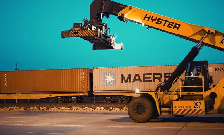 Maersk lansează un serviciu feroviar între China și România