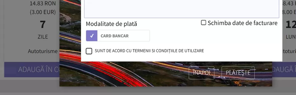 Cum puteți achiziționa rovinieta prin intermediul site-ului CNAIR 13 11