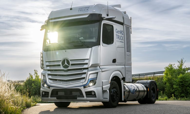 Daimler Truck testează un camion FCEV cu hidrogen lichid