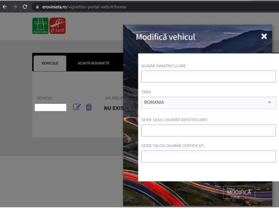 Cum puteți achiziționa rovinieta prin intermediul site-ului CNAIR 8 6