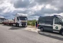Cabotaj ilegal în Polonia cu un camion înmatriculat în Germania
