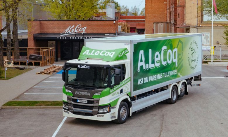 Scania a livrat primul camion electric din Estonia