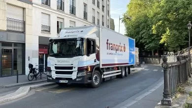 Franprix operează primul camion electric Scania cu baterii din Franța 1 Franprix operează primul camion electric cu baterii Scania din Franța