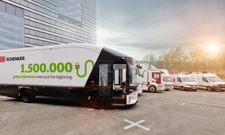 DB Schenker a depășit 1,5 milioane km parcurși cu camioane electrice