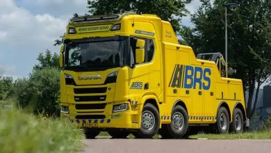 Scania R580 Highline 8x4, noul camion pentru recuperare și tractare BRS