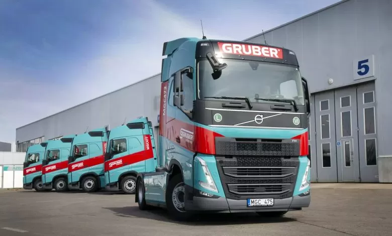 Gruber Logistics și-a extins flota din Lituania cu 10 camioane Volvo FH