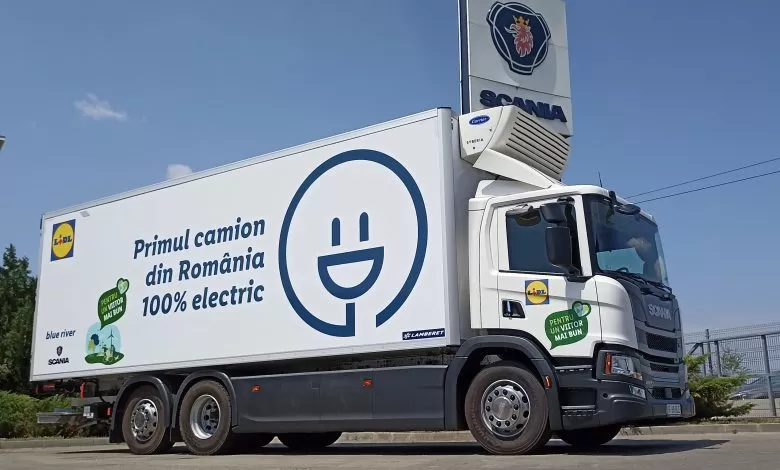Blue River a achiziționat primul camion electric din România
