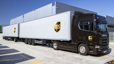 UPS folosește o combinație de 32 de metri între Madrid și Barcelona