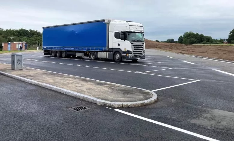 Mai multe locuri de parcare pentru camioane în Danemarca