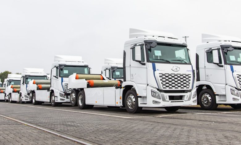 Hyundai a livrat primele camioane cu hidrogen în Germania