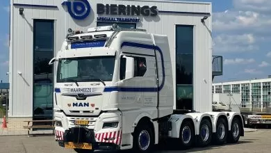 Primul cap tractor MAN TGX de nouă generație cu 5 axe