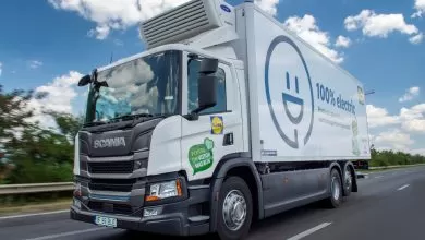 Test cu Scania 25 P, primul camion electric greu din România