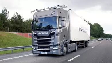 Un camion autonom Scania va circula pe o rută fixă de 300 km