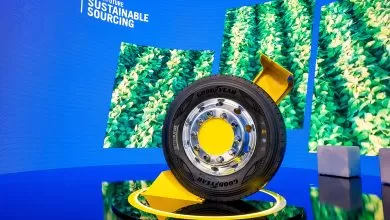 Anvelopă de camion Goodyear cu 63% materiale sustenabile