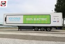 TIP Trailer a testat o remorcă frigorifică 100% electrică