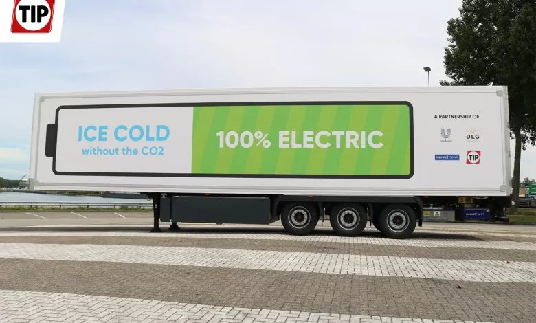 TIP Trailer a testat o remorcă frigorifică 100% electrică