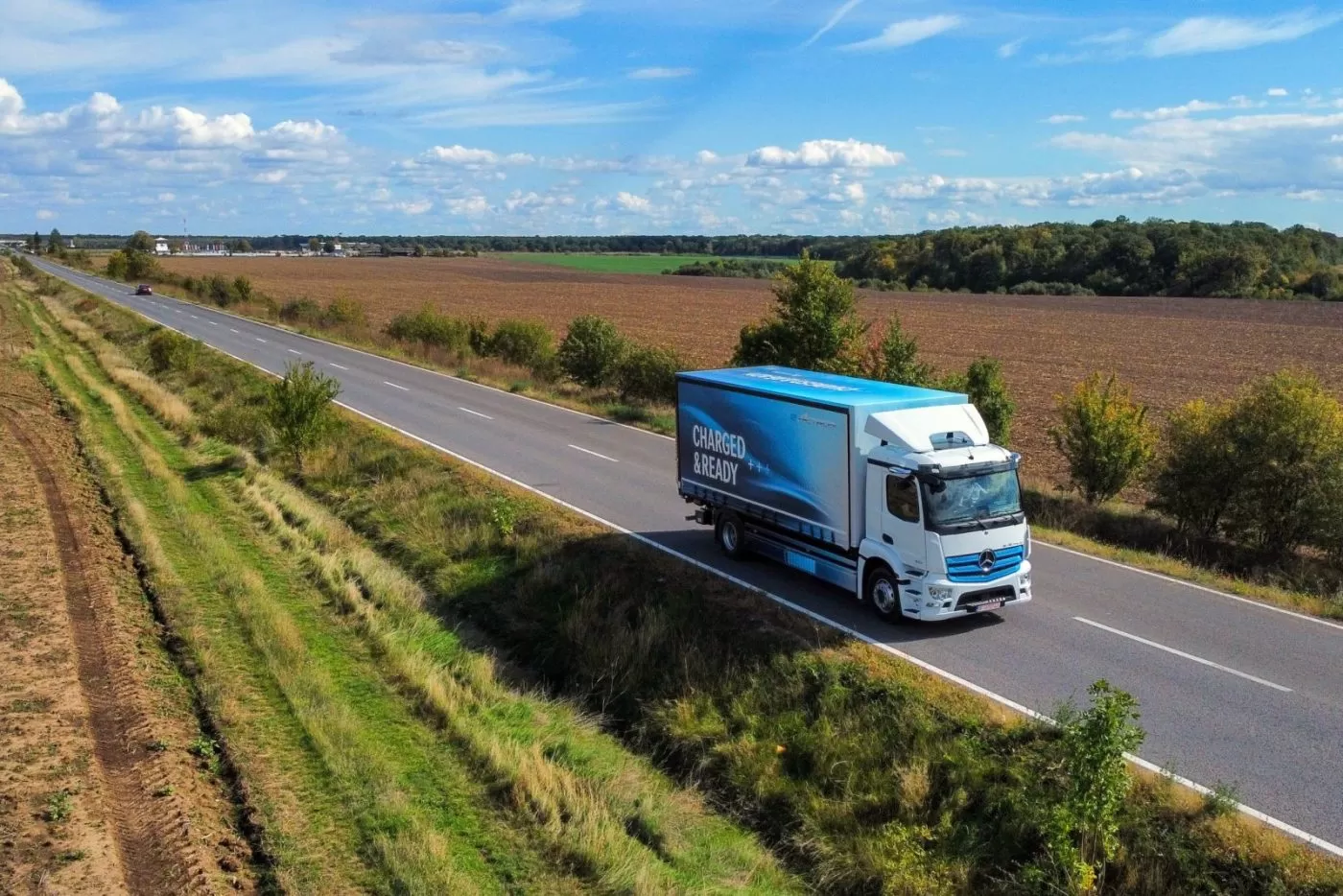 Test de consum cu Mercedes-Benz eActros, în România