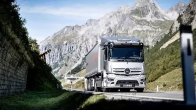 Camionul electric eActros de 40 de tone a străbătut Pasul Arlberg din Tirol