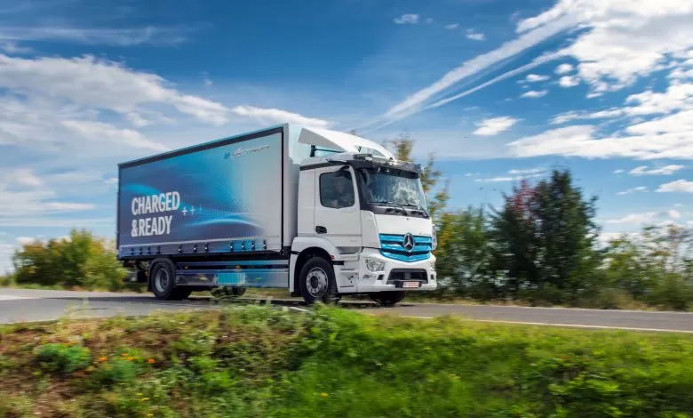 Test de consum cu Mercedes-Benz eActros, în România