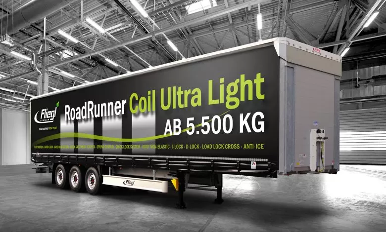 IAA 2022: Fliegl a prezenat o remorcă ușoară pentru transport de bobine de oțel