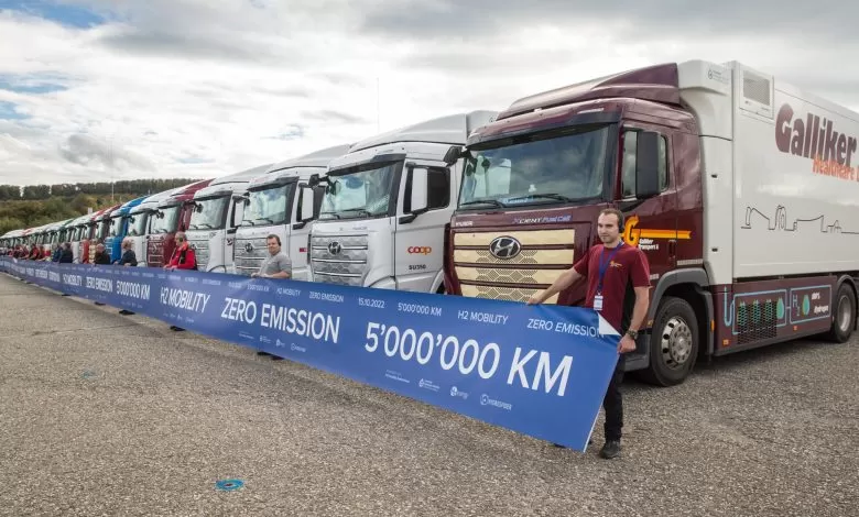 Camioanele electrice cu hidrogen din Elveția au parcurs 5 milioane km