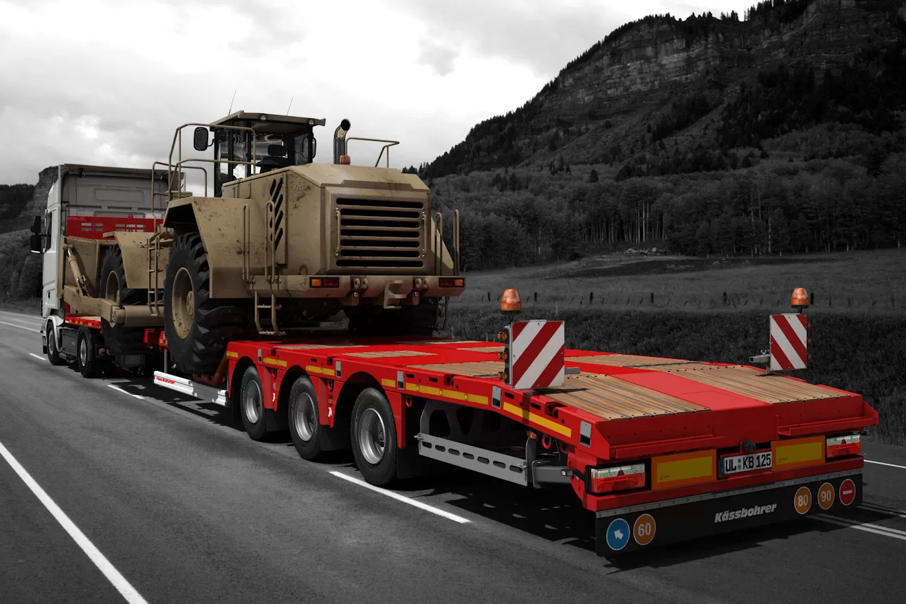 bauma 2022: Kässbohrer a prezentat gama de trailere pentru construcții