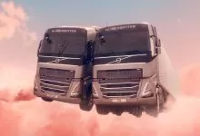 Poveste de dragoste între două camioane, în cel mai nou film Volvo 13 Poveste de dragoste între două camioane, în cel mai nou film Volvo