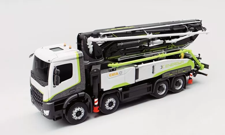 bauma 2022: CIFA a prezentat pompa de beton electrică Energya K42E
