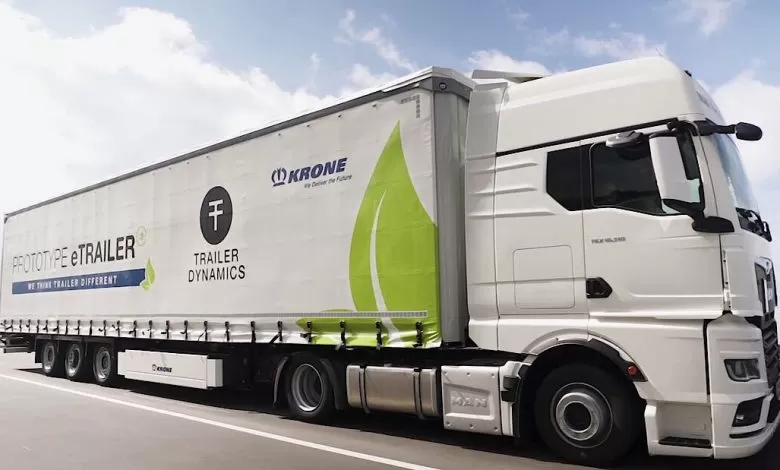 DB Schenker precomandă 2.000 de semiremorci electrificate eTrailer