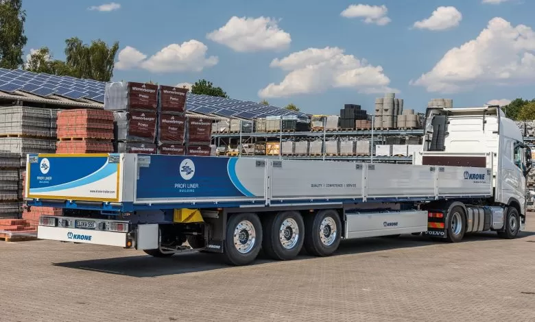 Soluțiile Krone pentru transport de materiale de construcții