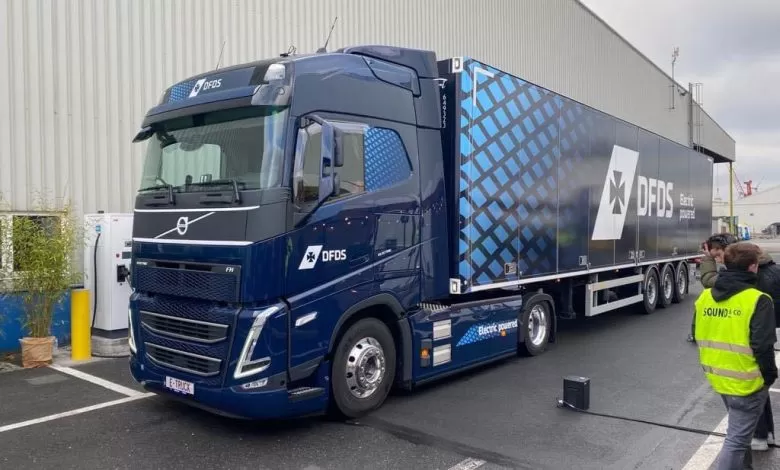 DFDS a implementat primul camion electric în flotă din Belgia