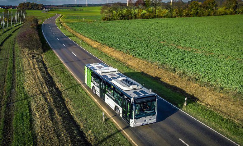 Soluție retrofit de panouri solare pentru autobuze electrice