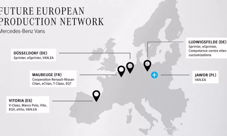 Mercedes-Benz Vans își reorganizează rețeaua de producție din Europa