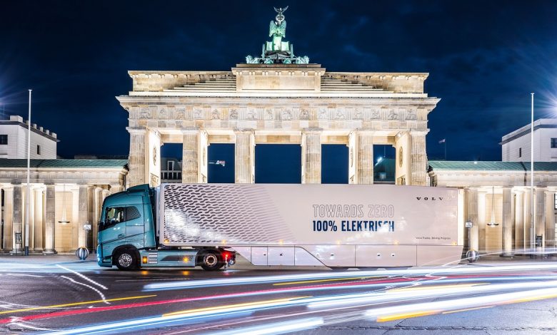 Volvo FH Electric a mers între Munchen și Berlin cu o încărcare intermediară