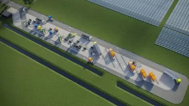 Cum vor arăta viitoarele parcări pentru camioane electrice