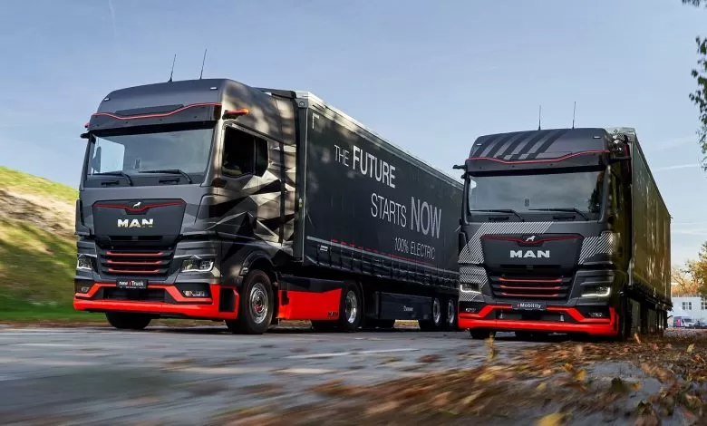 DB Schenker va folosi primele camioane electrice MAN, din 2024