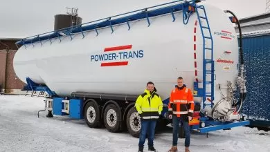 Powder-Trans crește eficiența flotei cu semiremorca siloz Kässbohrer K.SSK 90