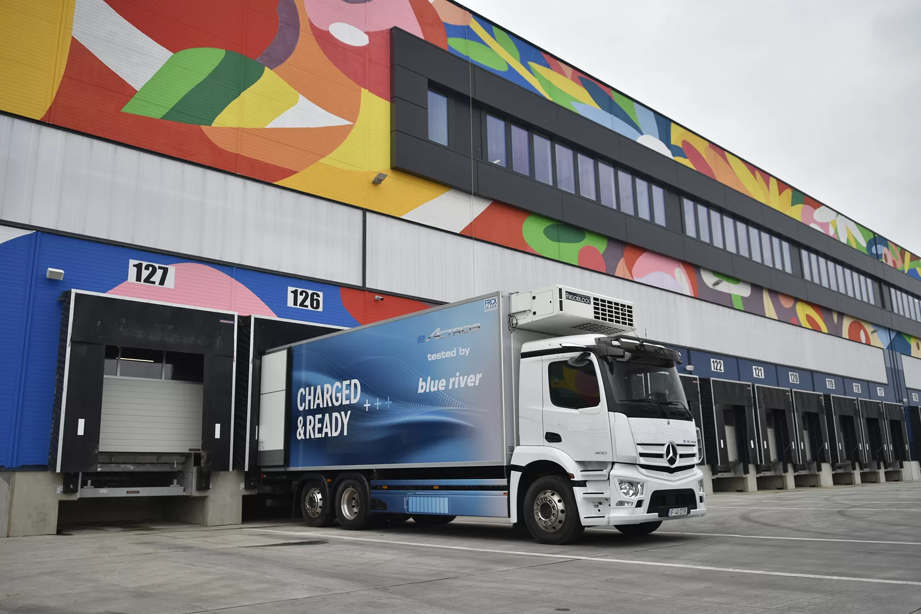 București - Brașov și retur cu un camion electric