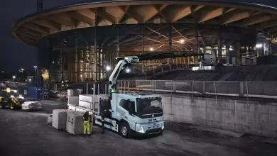 Gama de camioane electrice Volvo Trucks pentru construcții