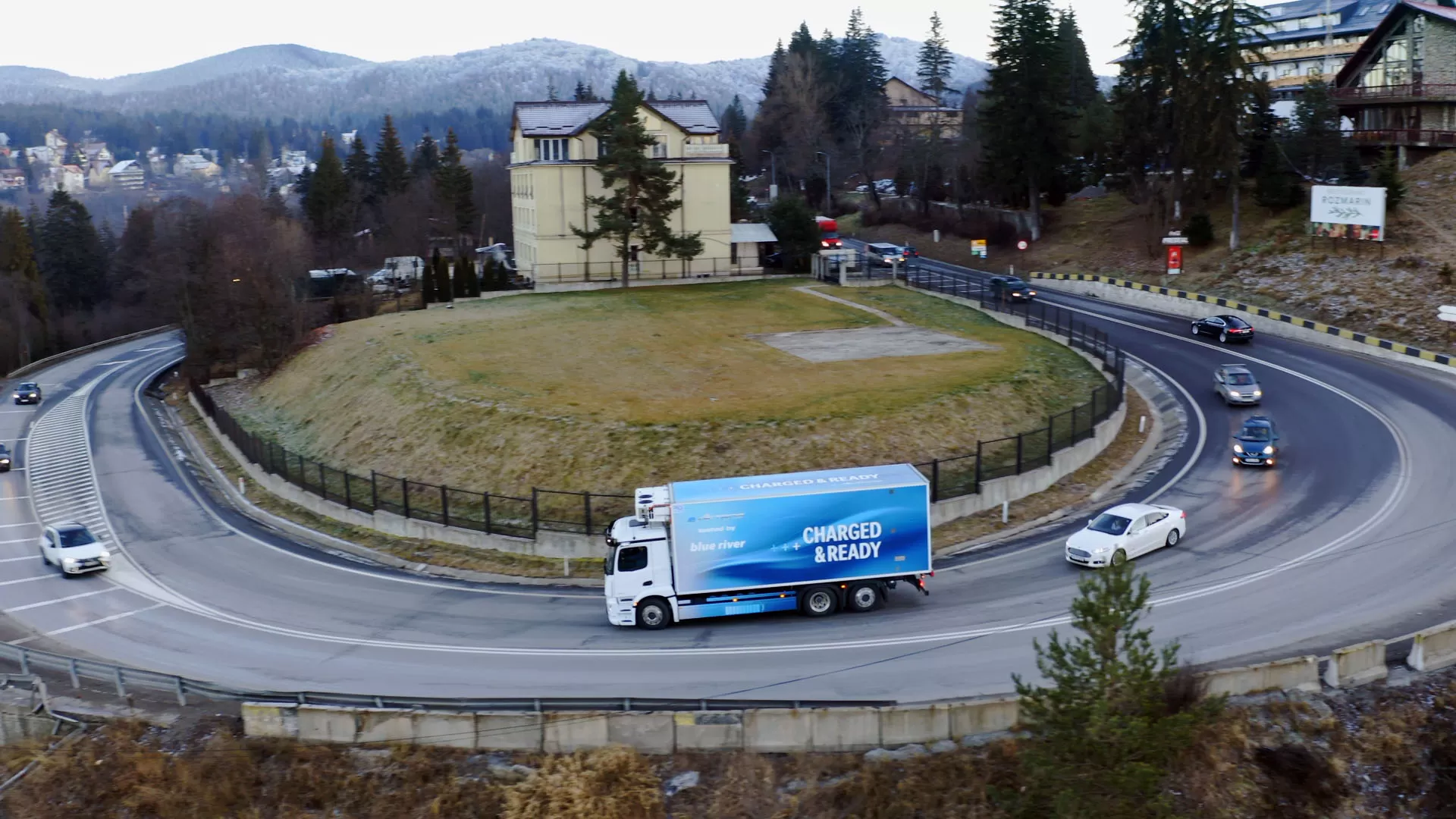Exclusiv: București - Brașov și retur cu un camion electric