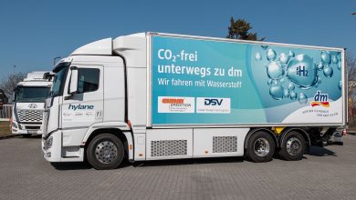 Magazinele dm din Nürnberg aprovizionate cu camioane cu hidrogen
