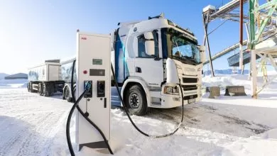 Scania a livrat un camion electric de 66 de tone pentru Verdalskalk