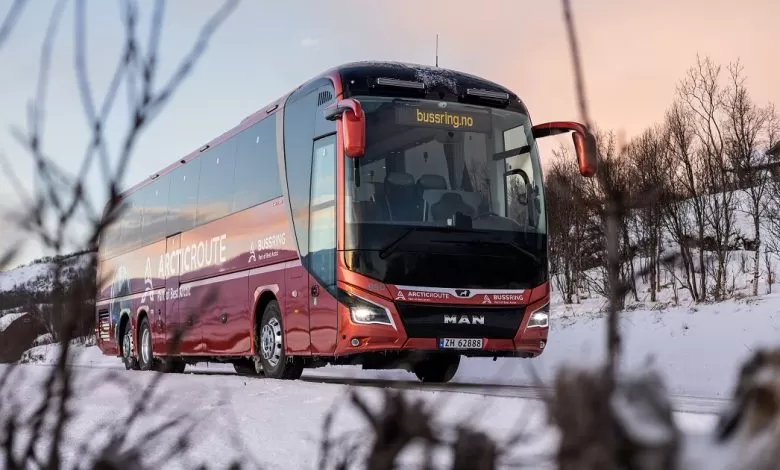Cea mai nordică livrare din istoria MAN: Lion's Coach pentru Bussring