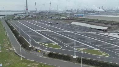 Parcare gratuită cu 280 de locuri în portul Antwerp-Bruges