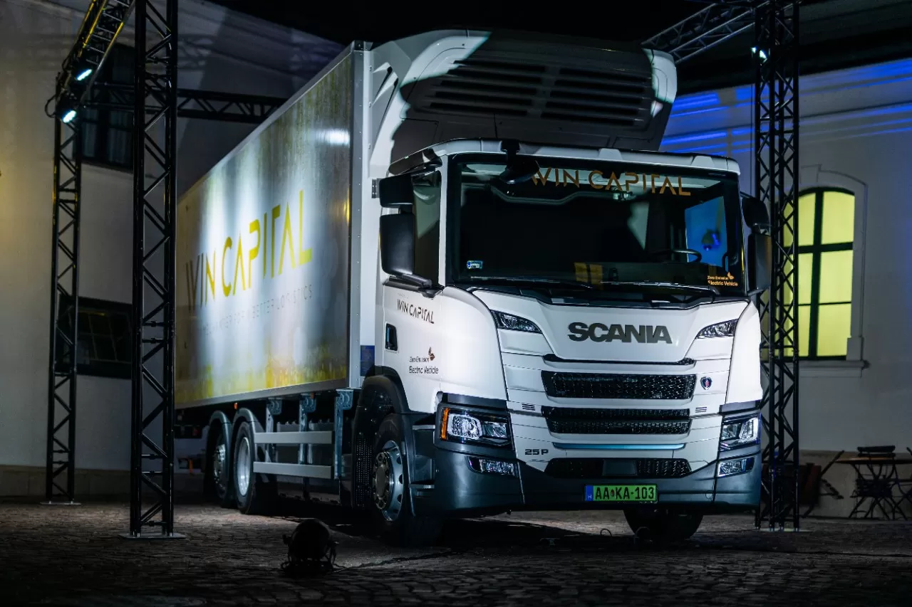 Scania a livrat primul camion electric în Ungaria